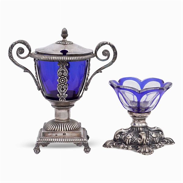 Giuseppe Succi : Due oggetti in argento  (manifatture diverse)  - Asta ARGENTI E L'ARTE DELLA TAVOLA - Colasanti Casa d'Aste
