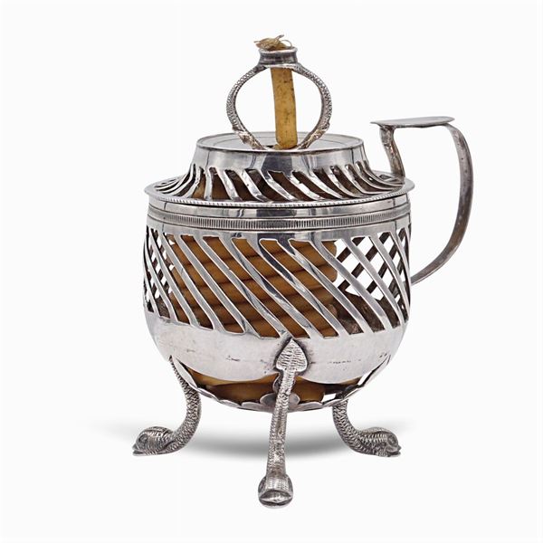 Silver wax jack  (Stato pontificio, primi anni XIX Sec.)  - Auction FINE SILVER & THE ART OF THE TABLE - III - Colasanti Casa d'Aste