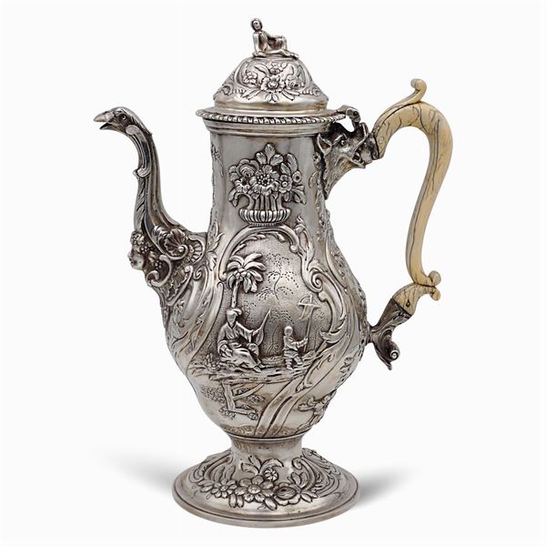 Silver coffee pot