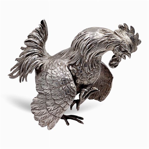 Silver rooster