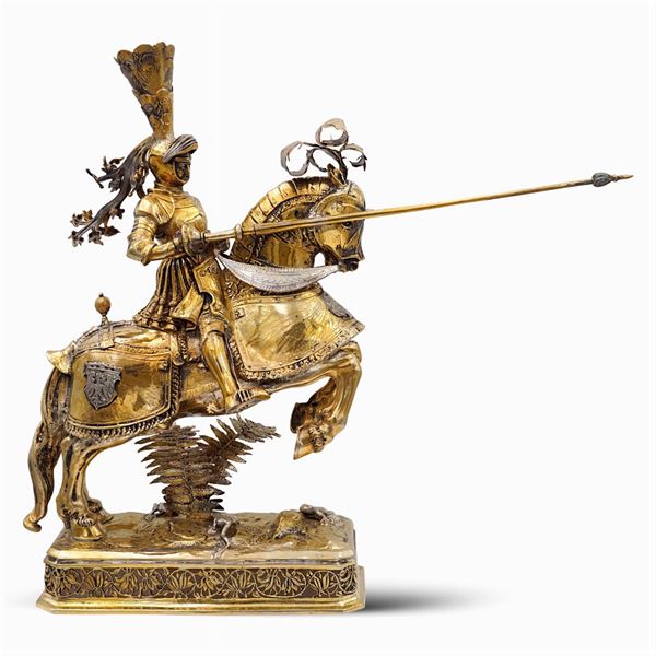 A vermeil sculpture