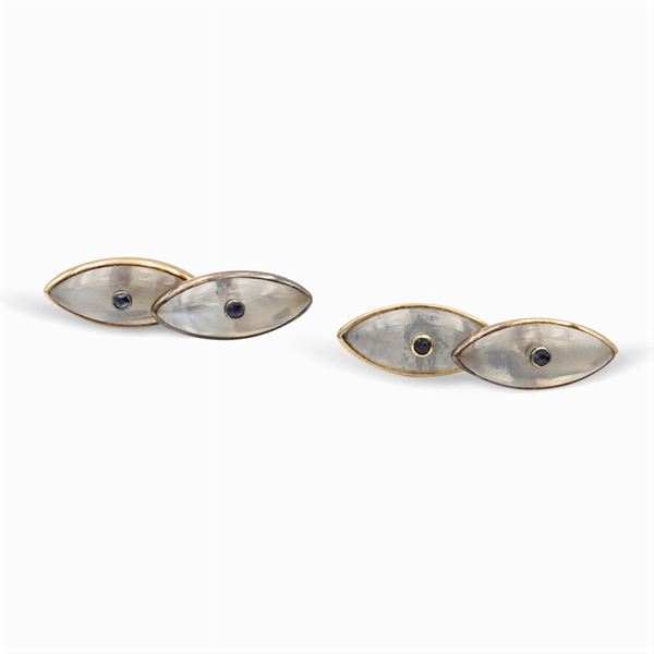 Gemelli in oro giallo 18kt