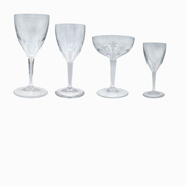 Baccarat, servizio di bicchieri in cristallo (48)