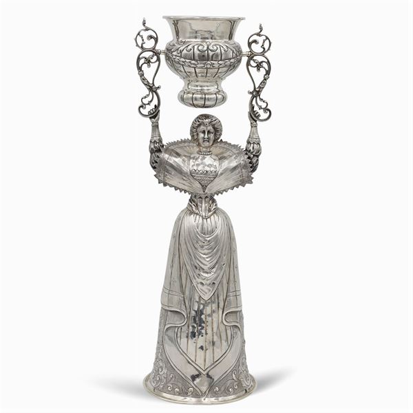 Silver love cup