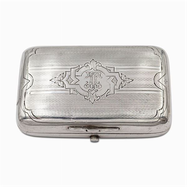 Silver snuff box
