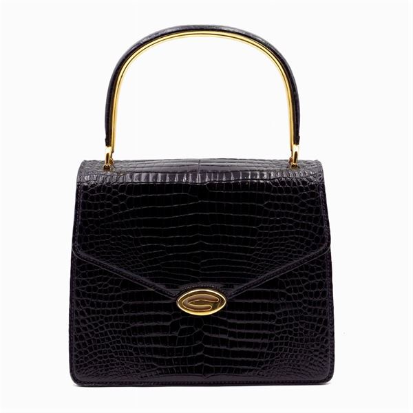 Gucci, borsa vintage in coccodrillo