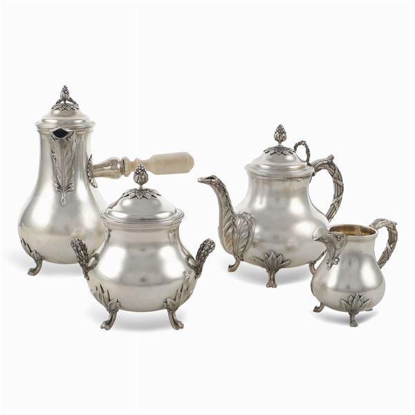 Silver tea and coffee service