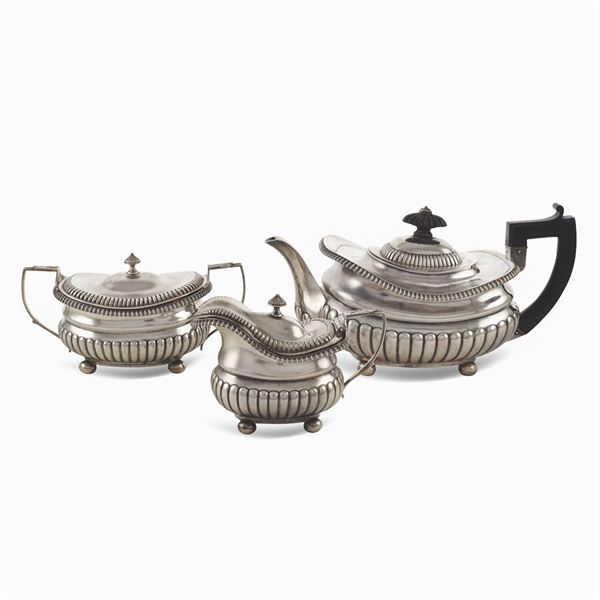 Silver tea service