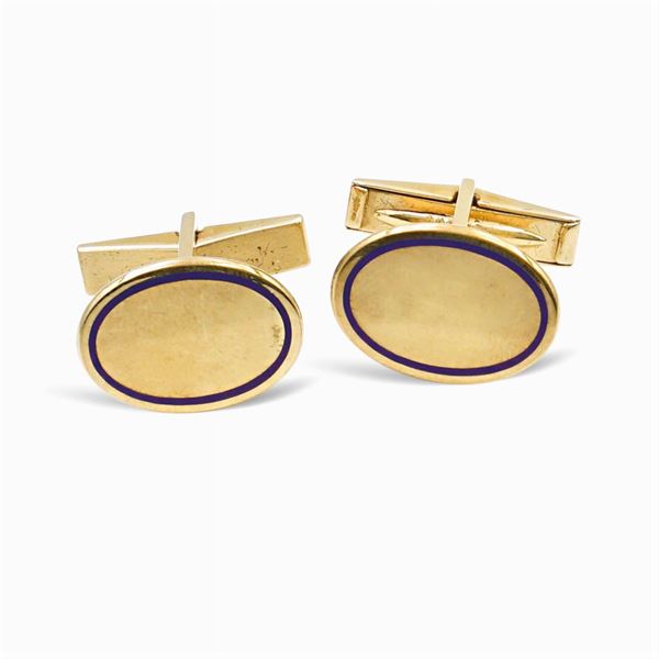 Tiffany, 14kt gold cufflinks