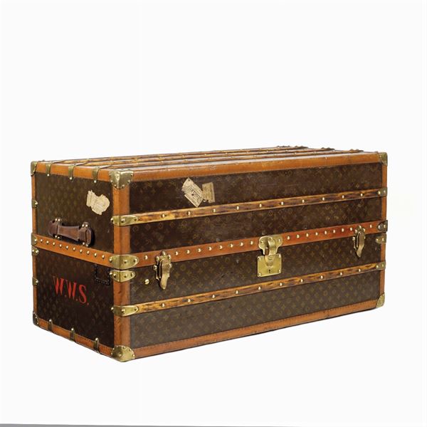 Louis Vuitton vintage, baule armadio da viaggio