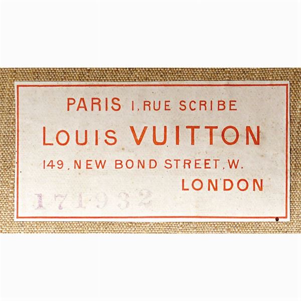 Baule a fiori vintage di Louis Vuitton, 1920