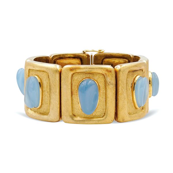 Roberto Burle Marx, 18kt gold sculpture bracelet