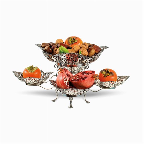 Epergne in argento