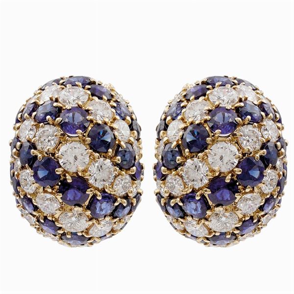 Orecchini bombé in oro giallo 18kt