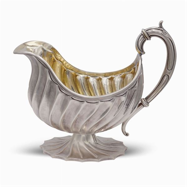 Silver gravy boat