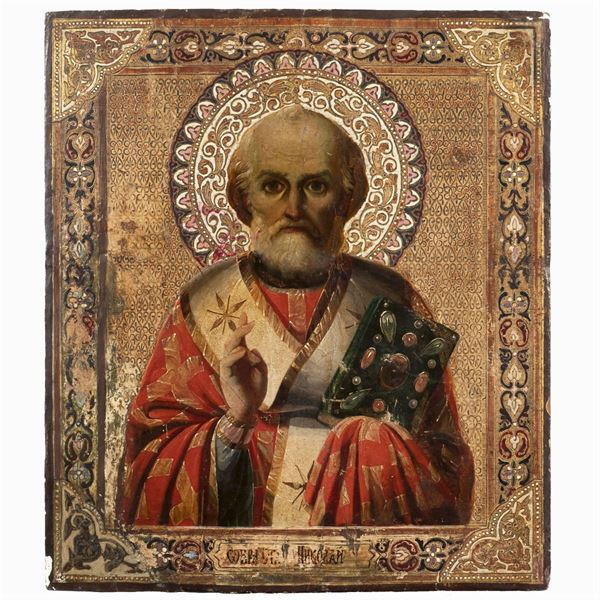 Icon depicting "Saint Nicholas"