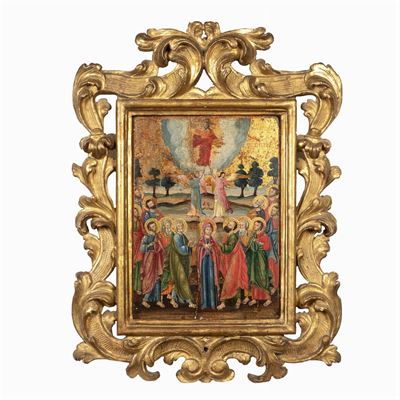 Icona Raffigurante "L'ascensione di Cristo"