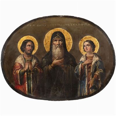 Icona Raffigurante "santi"