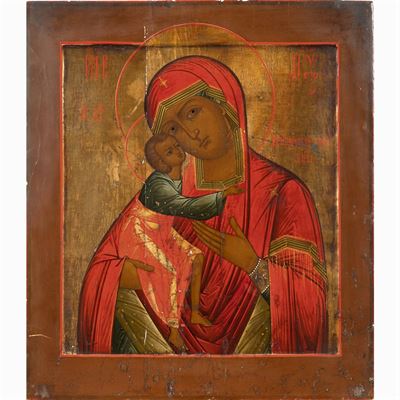 Icona Raffigurante "la Vergine di Fedorov"