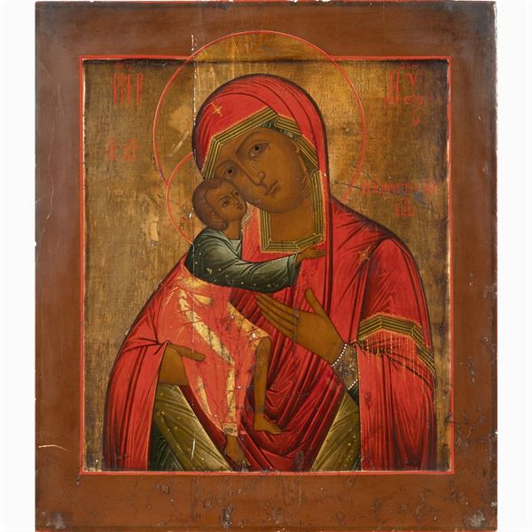 Icon depicting "The Virgin of Fedorov"
