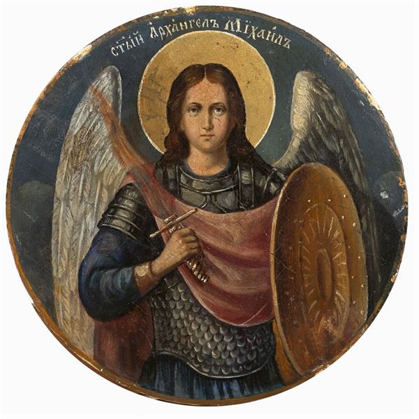 Icon depicting "Saint Michele Archangel"