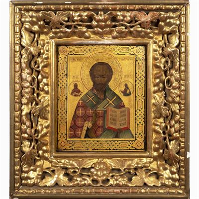 Icona Raffigurante "san Nicola"