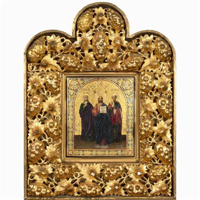 Icona Raffigurante "la Deesis"