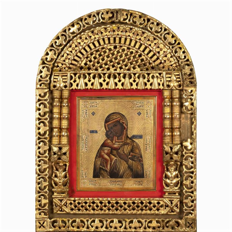 Icona Raffigurante "vergine di Fedorov"
