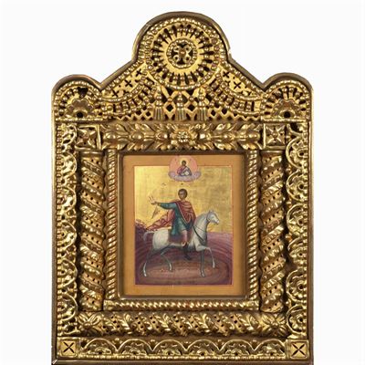 Icona Raffigurante "san Trifone"
