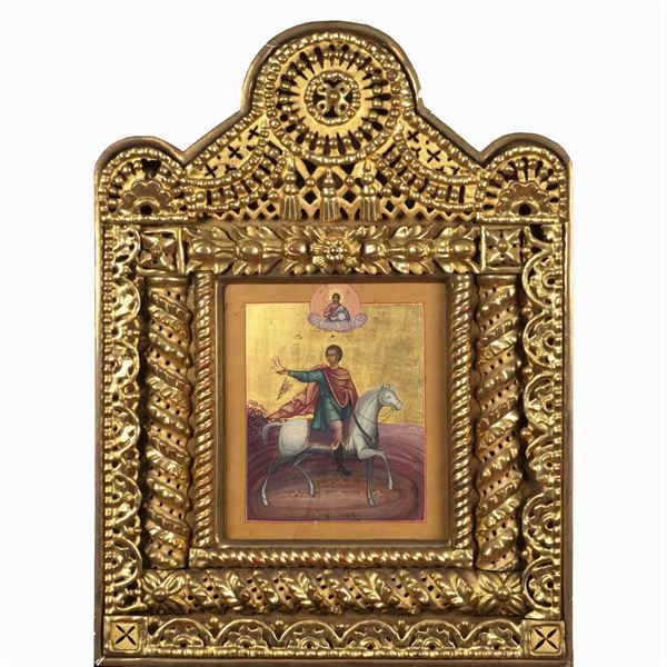 Icon depicting "San Trifone"
