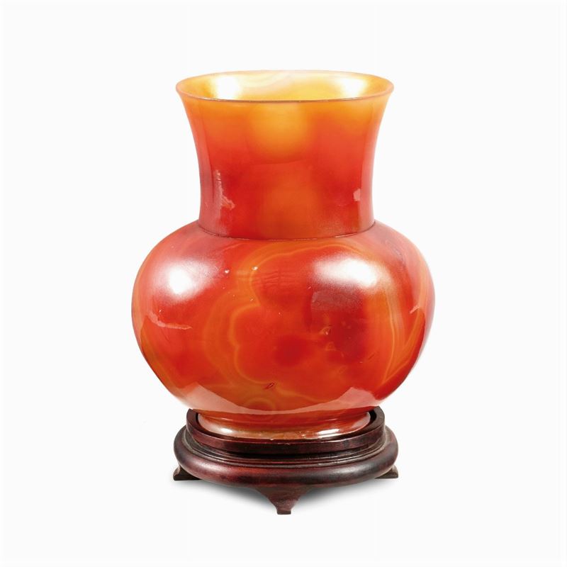 Vaso in Agata Variegata