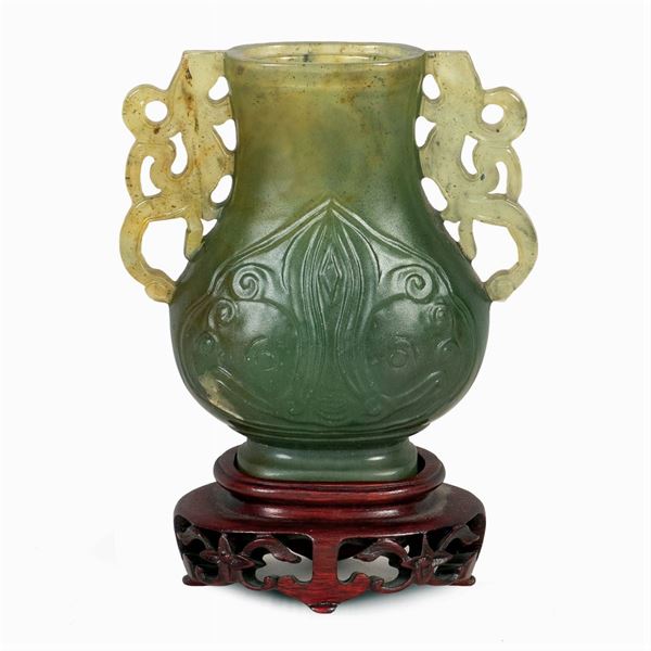 Small jade vase