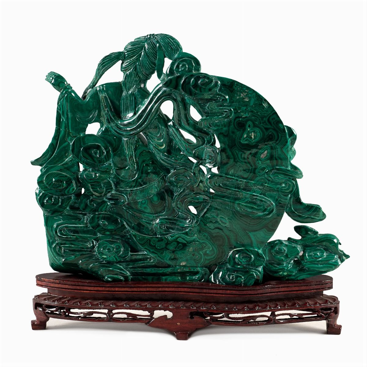 Gruppo in Malachite