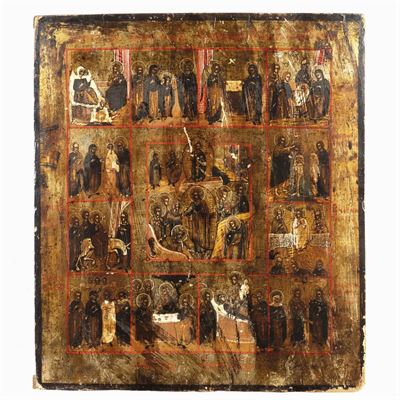 Icona Raffigurante "le Dodici Feste"