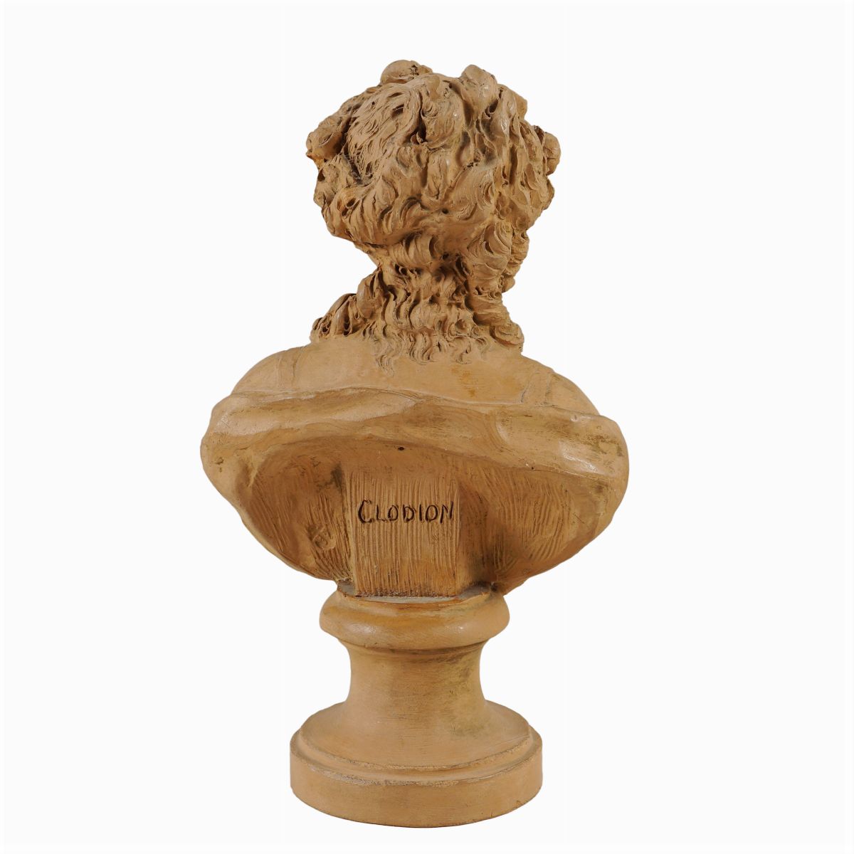 Busto in Terracotta Raffigurante Giovane Baccante