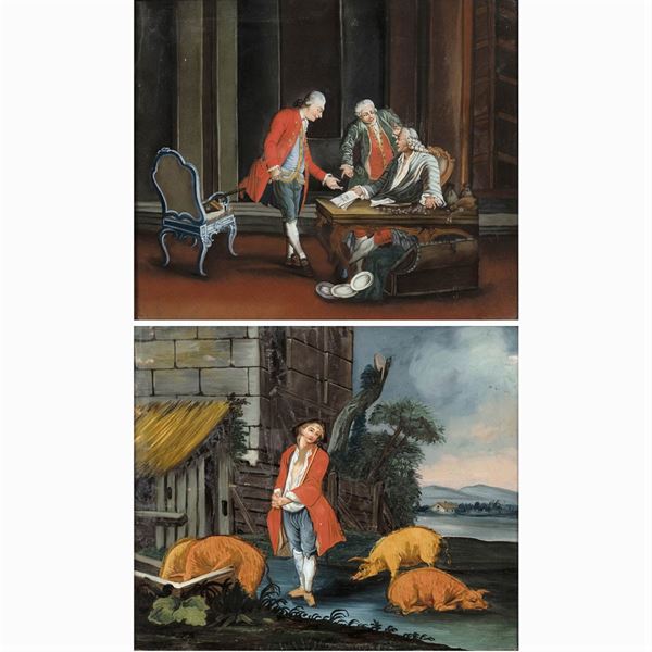 French painter  (late 18th-early 19th century)  - Auction OLD MASTER AND 19TH CENTURY PAINTINGS - I - Colasanti Casa d'Aste