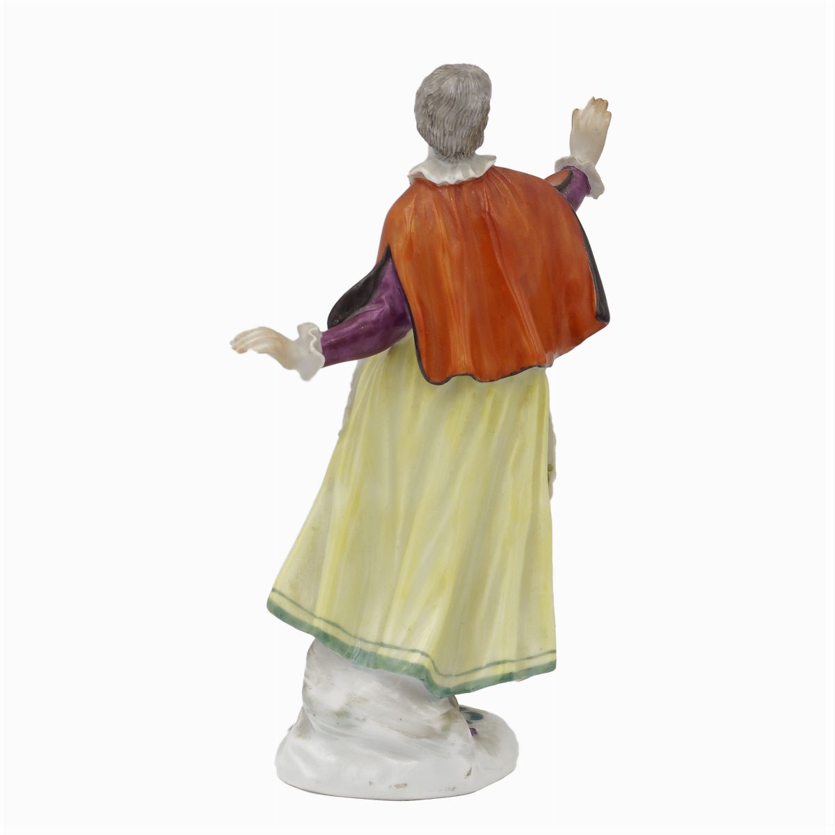 Meissen, Figura in Porcellana Policroma