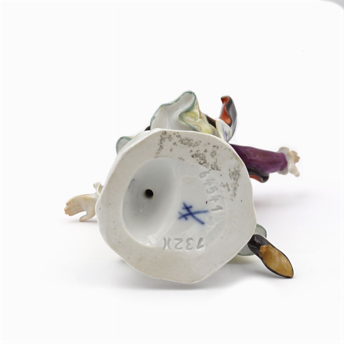 Meissen, Figura in Porcellana Policroma