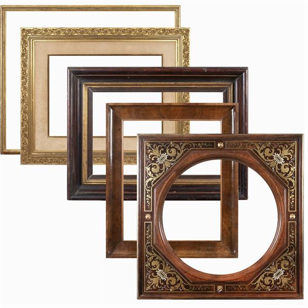 Group of five frames