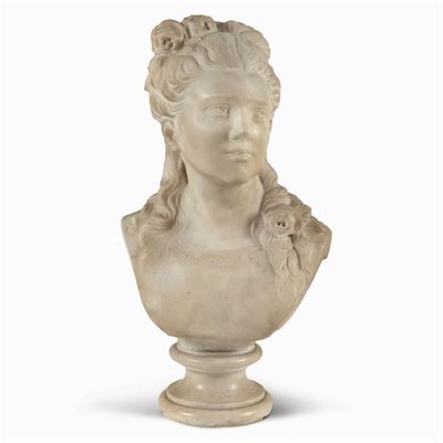 Busto in Marmo Bianco