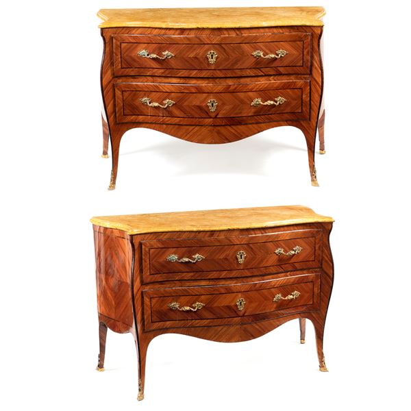 Pair of Louis XV chest of drawers