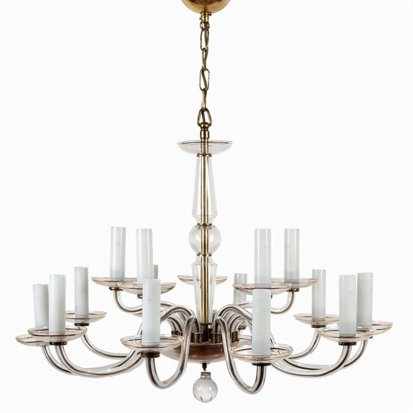 Transparent Bohemia crystal chandelier