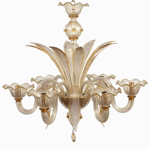 Murano glass chandelier  (20th century)  - Auction OLD MASTER AND 19TH CENTURY PAINTINGS - I - Colasanti Casa d'Aste