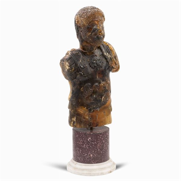 Natural amber torso