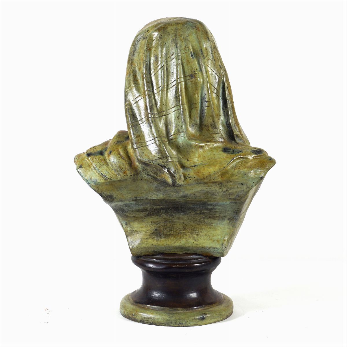 Busto in Bronzo Dipinto in Policromia