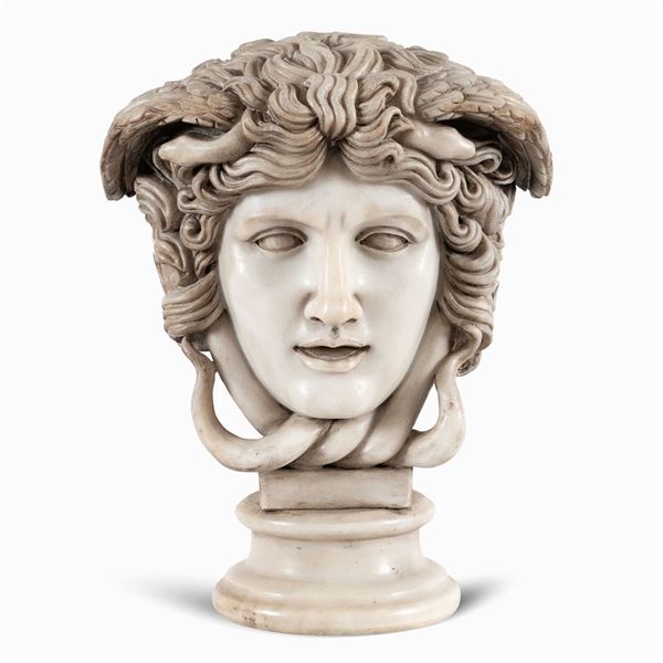 White marble sculpture