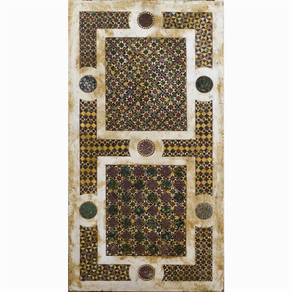 Rectangular marble top