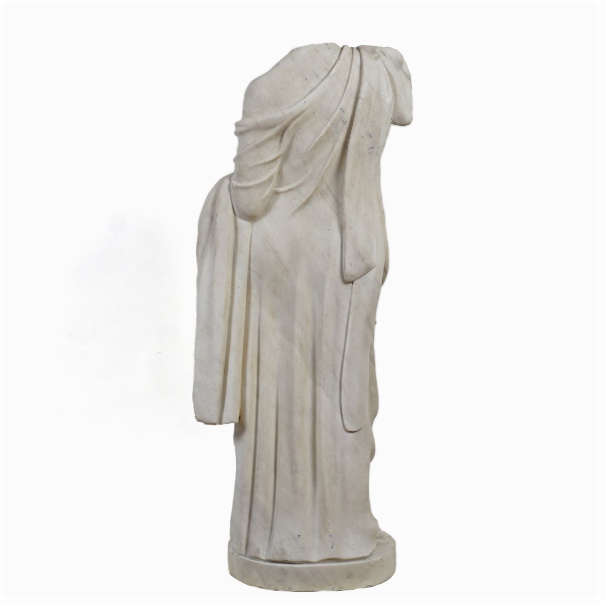 Scultura Femminile in Marmo Bianco