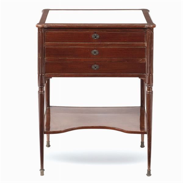 Mahogany side table