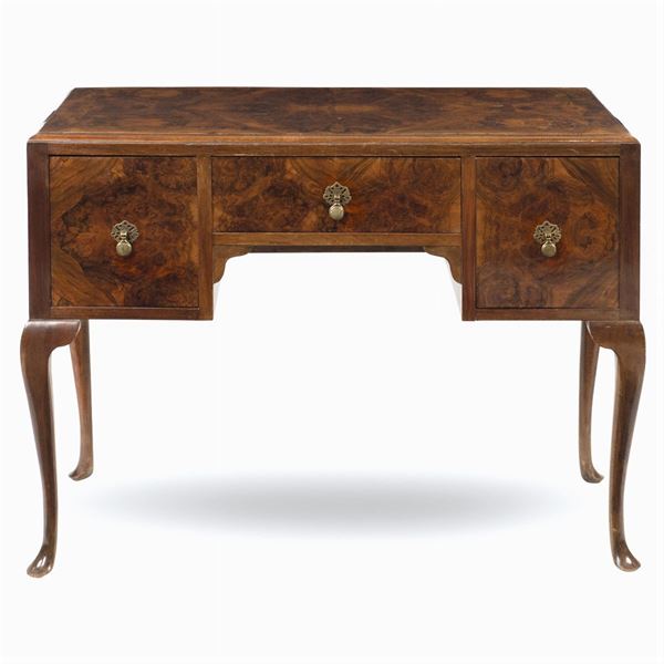 Burr walnut bureau